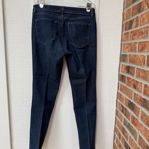 Loft Blue Denim Curvy Straight Jeans. Women's 29/8 - Picture 7 of 7
